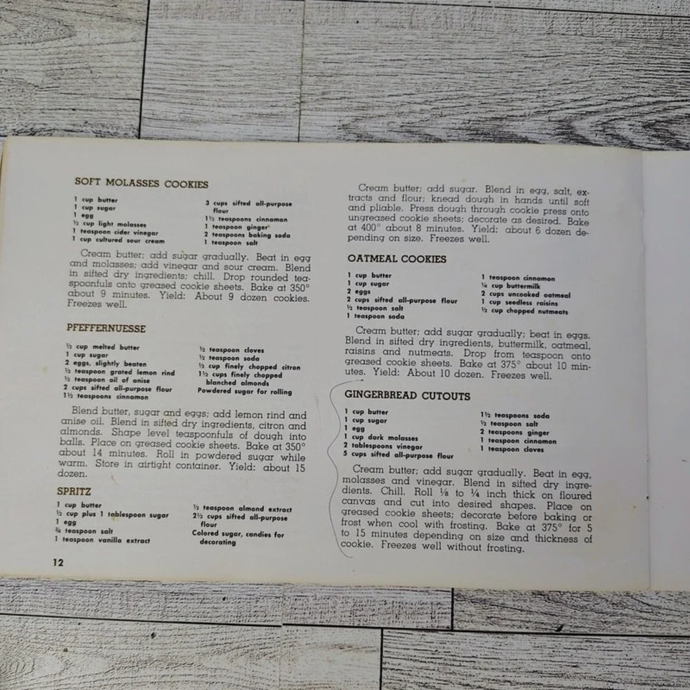 Holiday Delights Cookbook WPS‎ Electric Company Wisconsin Vtg 60s Promo Booklet